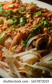 Vegan Pad Thai Dish Prepared