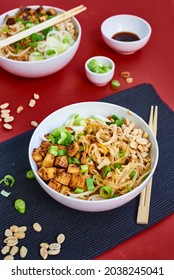 Vegan Pad Thai With Tofu