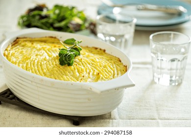 Vegan Shepherd Pie With Lentils And Mashed Potatoes