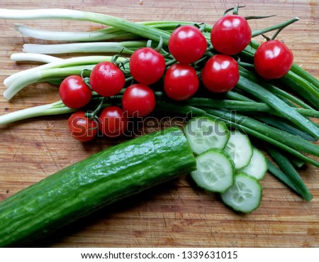 vegatable on the table