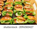 vegetable bread roll with tomato, lettuce and egg