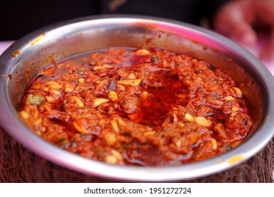 Vegetable Cashew Curry Garlic Spicy Dish