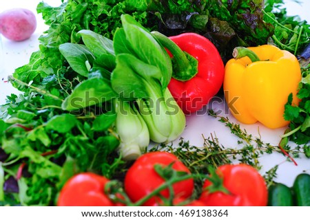 Vegetable close-up