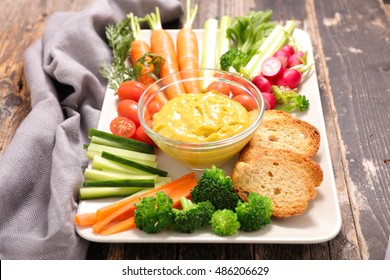 Vegetable And Dip