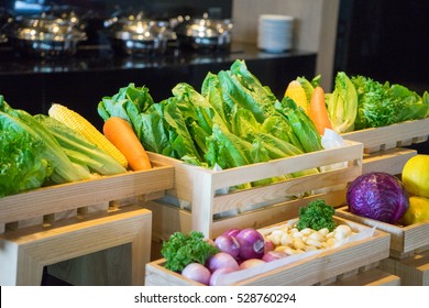 vegetable display