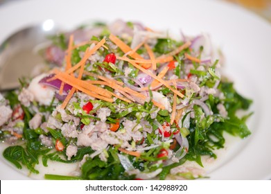 Vegetable Fern Salad,Low Fat,diet Food.