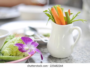 vegetable in jar