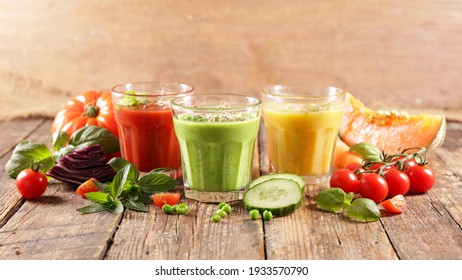 vegetable juice,  fresh smoothie- healthy drink