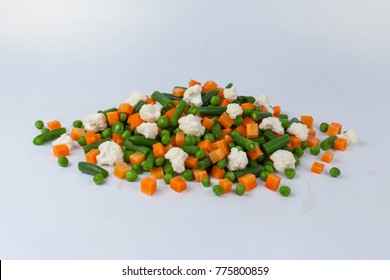 Vegetable mix close up group