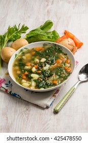 Vegetable Soup With Swiss Chard