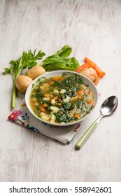 Vegetable Soup With Swiss Chard