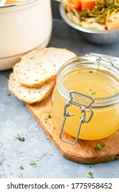 Vegetable Stock Made With Fresh Ingredients 