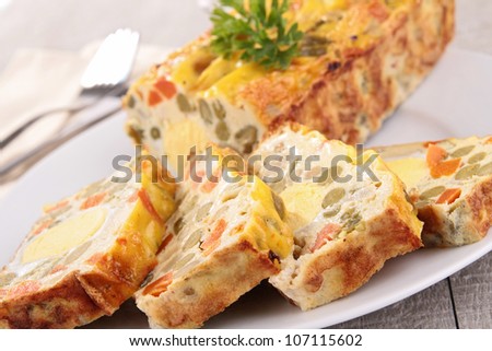 Similar – Image, Stock Photo Cake with carrots and courgettes