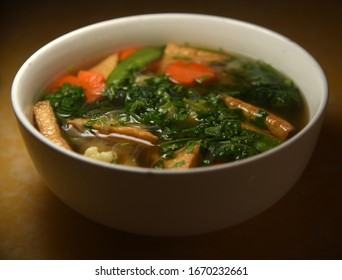 Vegetable And Tofu Pho Isolated Horizontal