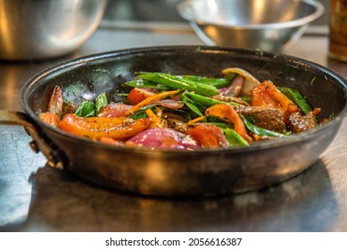 Sautéed Vegetables Cooked In Oil
