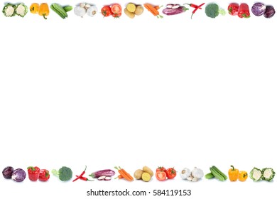 Vegetables Copyspace Copy Space Border Carrots Stock Photo 584119153 ...