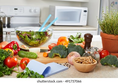 Vegetables in the kitchen.
