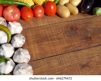 vegetables on the table