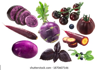 Vegetables And Plants Rich In Anthocyanins Isolated