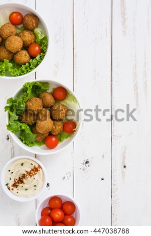 Similar – Image, Stock Photo Falafel Food Vegetable