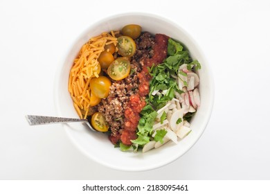 Vegetarian Grain Bowl Taco Salad