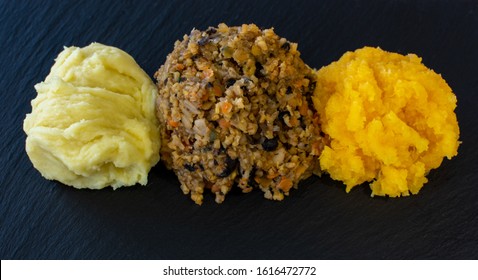 Vegetarian Haggis With Neeps And Tatties