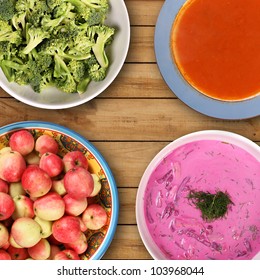 vegetarian table