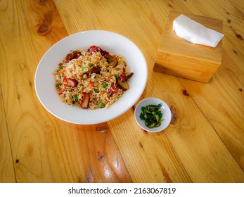 Vegetarian Yang Zhou Fried Rice, Asian Style Foods