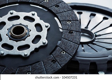 Vehicle Clutch And Pressure Plate Close Up