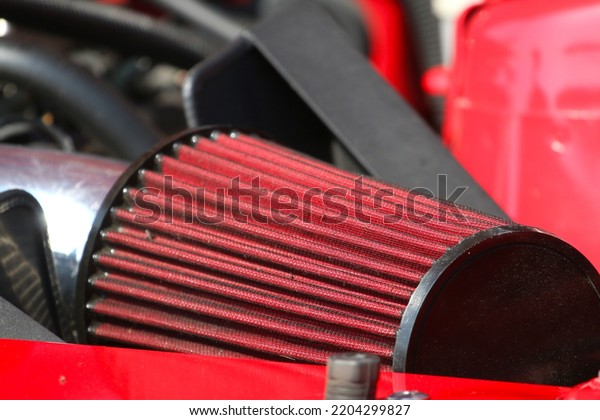 Vehicle engine air filter\
intake 