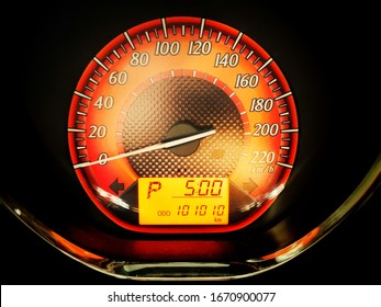 Vehicle Miles 101,010 Miles,
Speedometer.