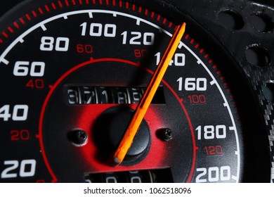 Vehicle Miles,Black Background,speed
