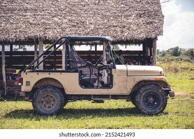 A Vehicle In A Village In Honduras