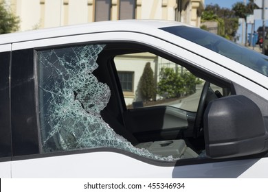 Vehicle Window Smashed, Car Theft In San Francisco