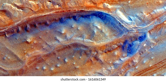 veins and arteries of the Earth, abstract photography of the deserts of Africa from the air. aerial view of desert landscapes, Genre: Abstract Naturalism, from the abstract to the figurative, 