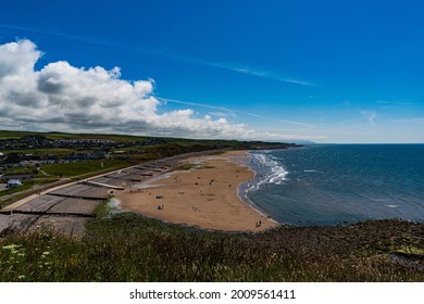 A Veiw Of The Beach At St Bees In Cumbria England On A Summers Day