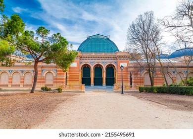 The Velazquez Palace Is An Exhibition Hall Located In Buen Retiro Park, Madrid, Spain. Built In1883 By Ricardo Velazquez Bosco.