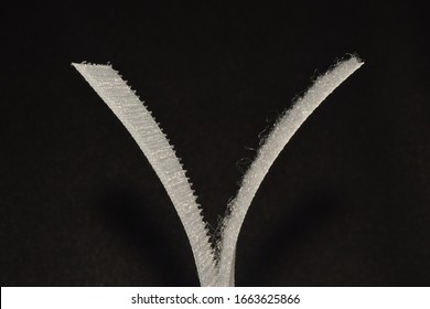 Velcro tape isolated on white background