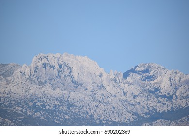 Velebit Mountains Over Ravni Kotari, Croatia