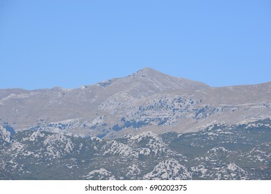 Velebit Mountains Over Ravni Kotari, Croatia