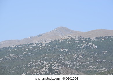 Velebit Mountains Over Ravni Kotari, Croatia