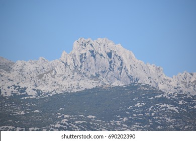 Velebit Mountains Over Ravni Kotari, Croatia