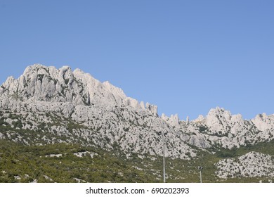 Velebit Mountains Over Ravni Kotari, Croatia