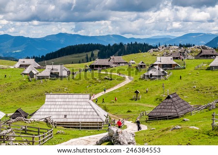Velika planina in Slovenia