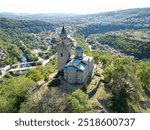 Veliko Tarnovo, September 1, 2024. Tsarevets is a hill in Veliko Tarnovo, as well as a fortress of the same name in medieval Tarnovgrad. It was the main fortress during the Second Bulgarian Kingdom.