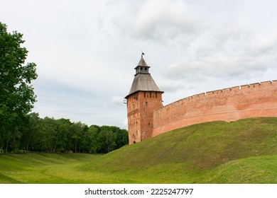Veliky Novgorod Kremlin, also known as the Novgorod Kremlin, complex in Veliky Novgorod, Russia. Summer 2022 - Shutterstock ID 2225247797