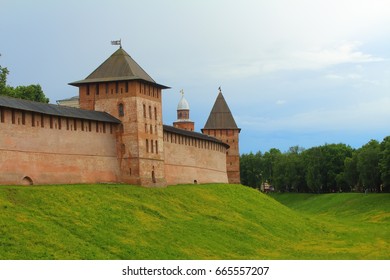 VELIKY NOVGOROD, RUSSIA - June 22, 2017: The Novgorod Kremlin (Detinets). - Shutterstock ID 665557207
