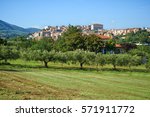 Velletri Italian village central Italy panorama