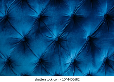 Velvet Couch Background Texture With Sunken Buttons