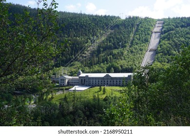 Vemork hydroelectric power plant in Rjukan, Tinn, Norway